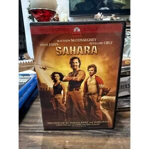 Sahara DVD 2005 Matthew McConaughey Penelope Cruz Widescreen